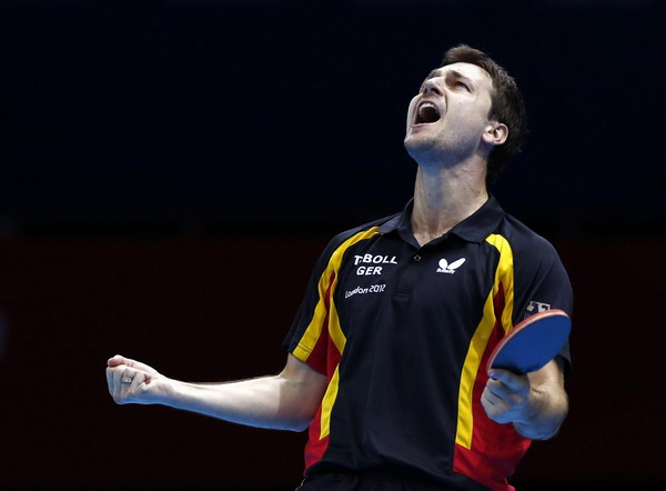 Germany wins table tennis men's team bronze medal