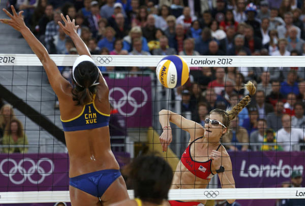 Cameron spell? China lost in women's beach volleyball