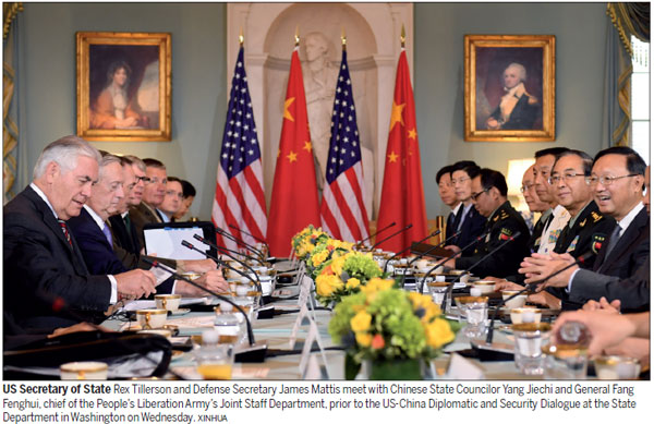 China-US dialogue displays shared will to work together