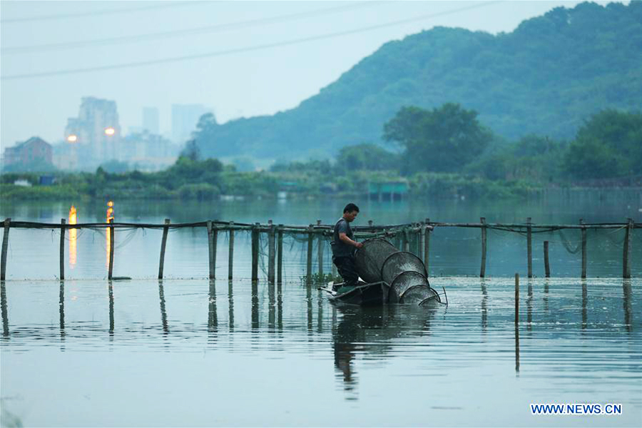 Scenery of White Horse Lake in Hangzhou