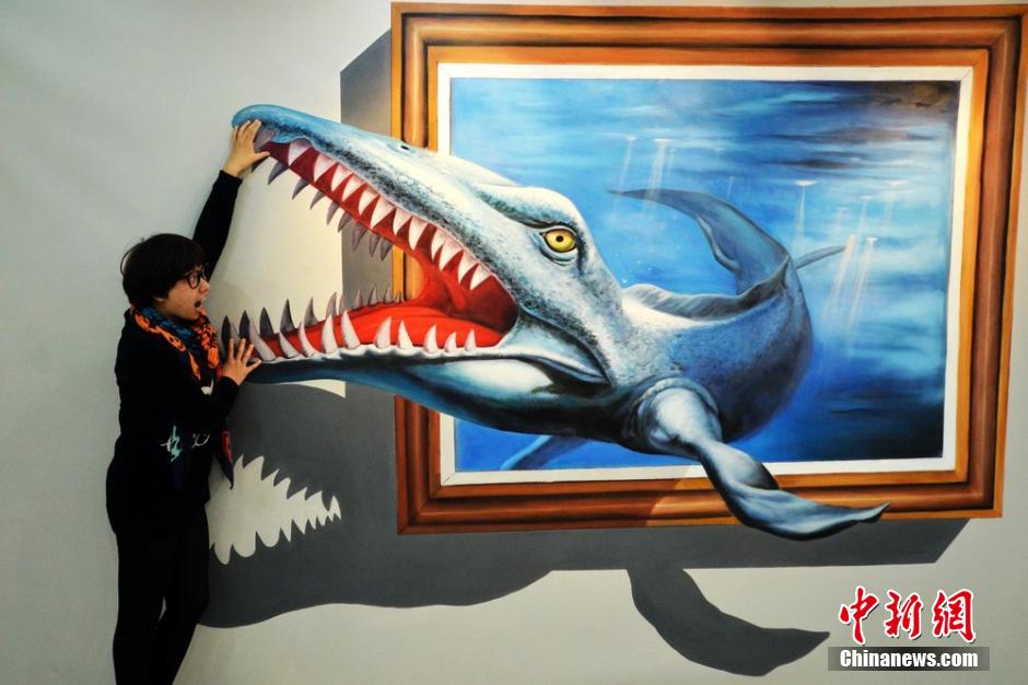 3D magic art show amaze visitors in Suzhou