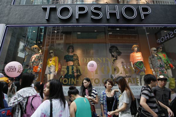 Topshop and Miss Selfridge brands to go online