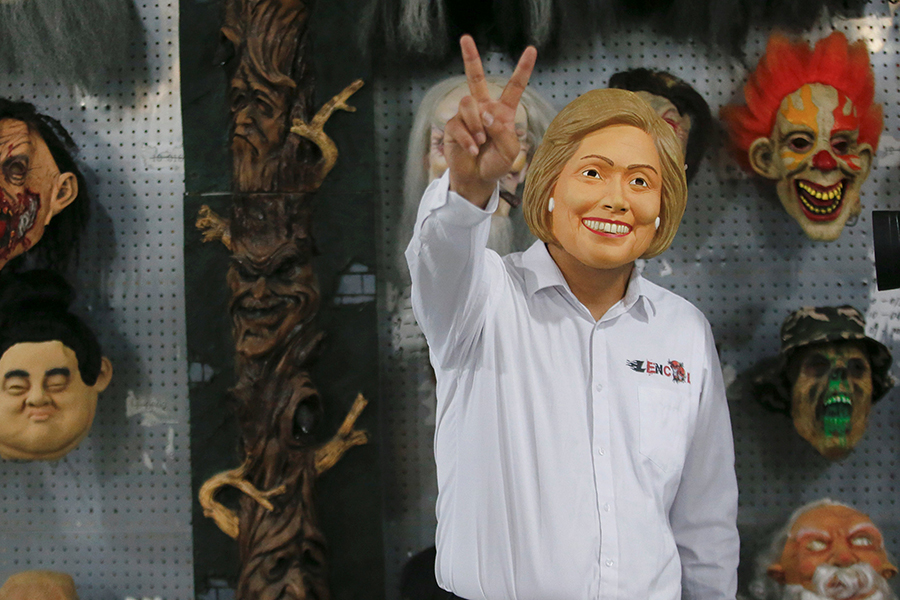 Chinese factory behind Hillary and Trump face masks