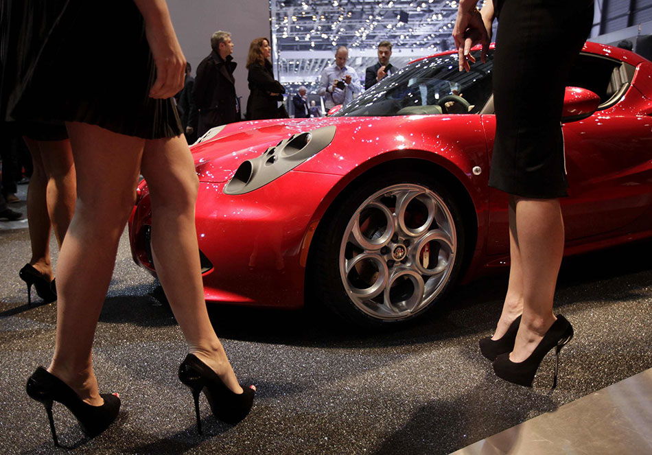 Alfa Romeo 4C at Geneva auto show