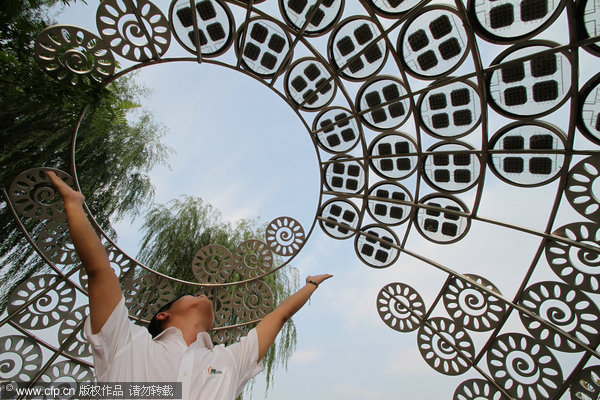 World's largest solar powered optical sculptures park opens