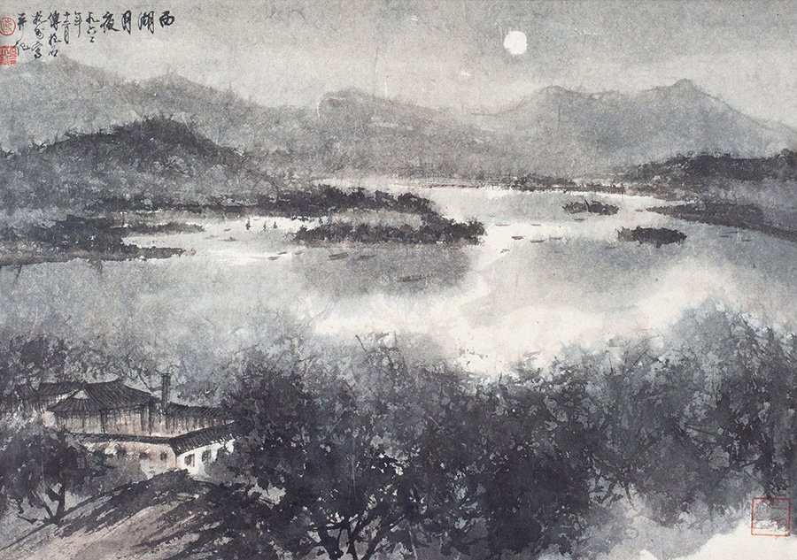 Chinese painters capture beauty of Hangzhou