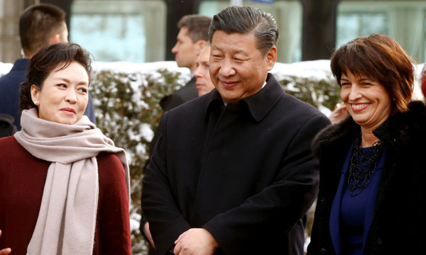 Xi leads delegation to Switzerland