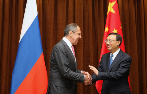 China, Russia to boost relations