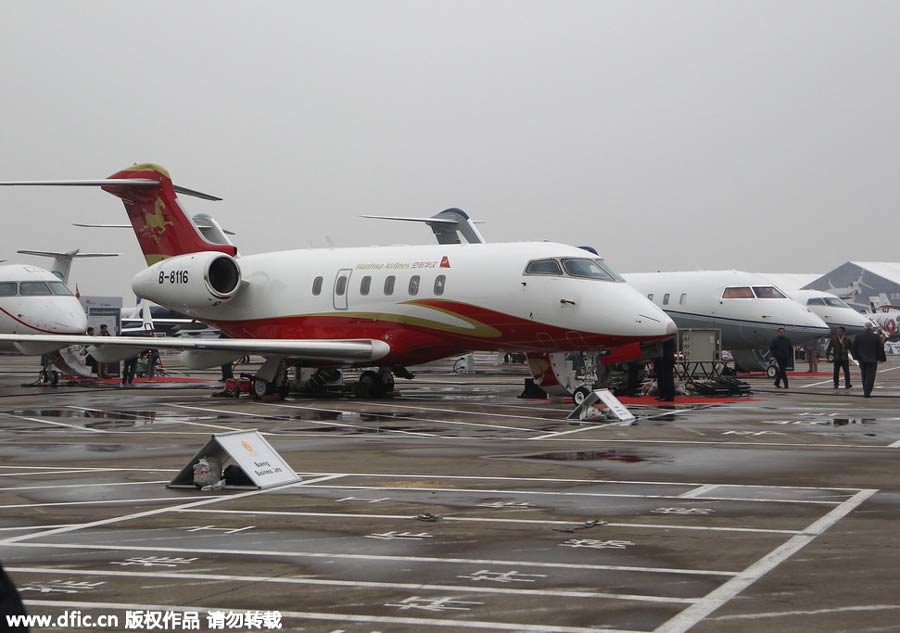 Asian business aviation show opens in Shanghai