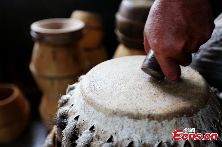 Drum-making faces decline in machine age