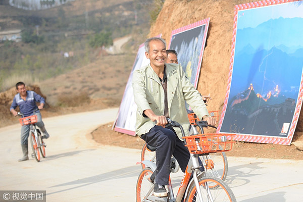 Shared bikes hit country roads