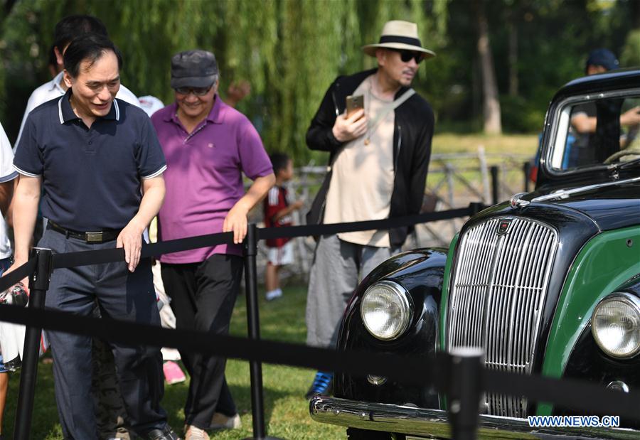 Vintage vehicle fair held in Beijing