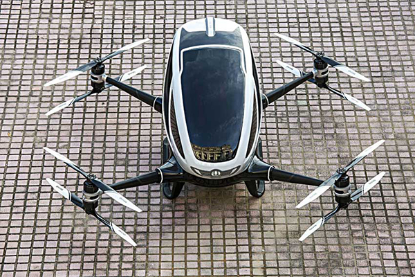 Chinese company to test world's first single-passenger drone in US