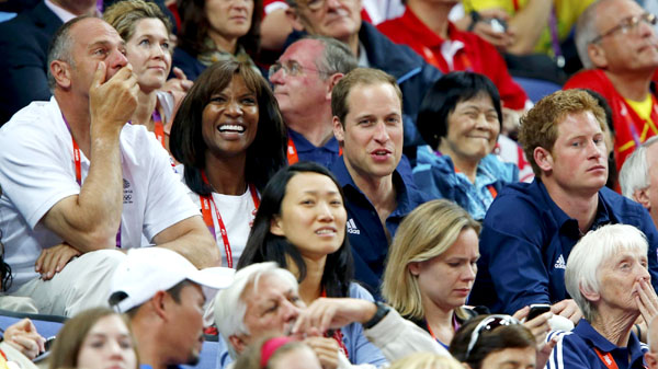 Prince William and Kate cheer at Olympics