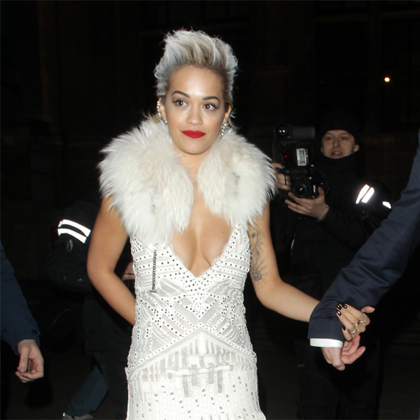 Rita Ora runs around naked