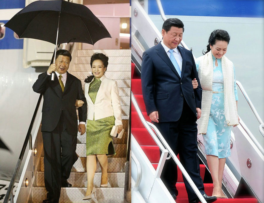 The first ladies of China in Qipao