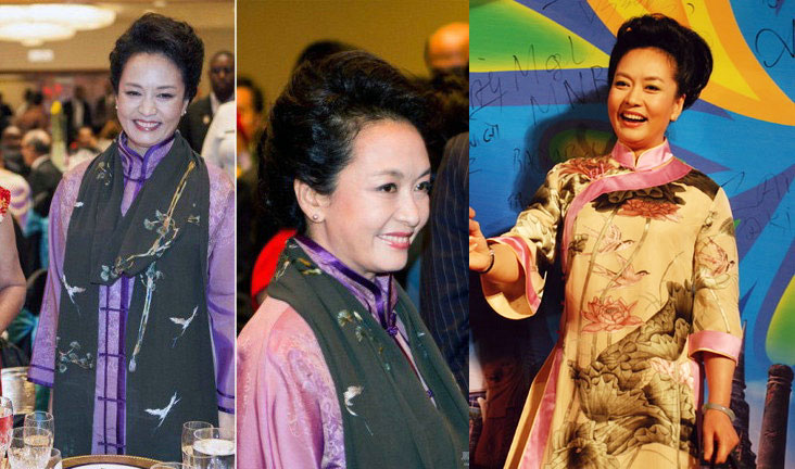 The first ladies of China in Qipao