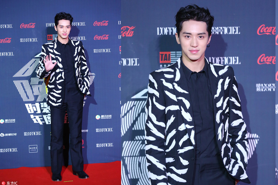 Chinese stars shine at the 2017 L'officiel Fashion Night