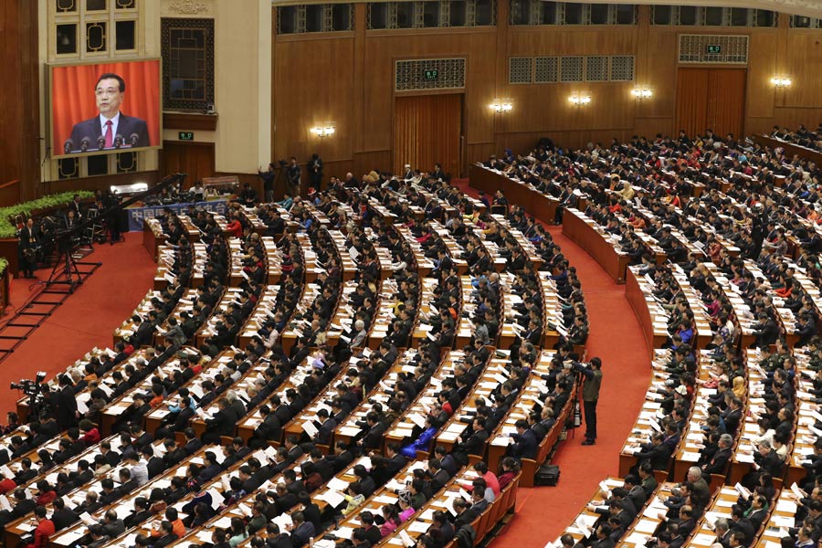 China's national legislature opens annual session