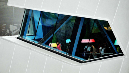 Uniquely-designed windows decorate Expo pavilions