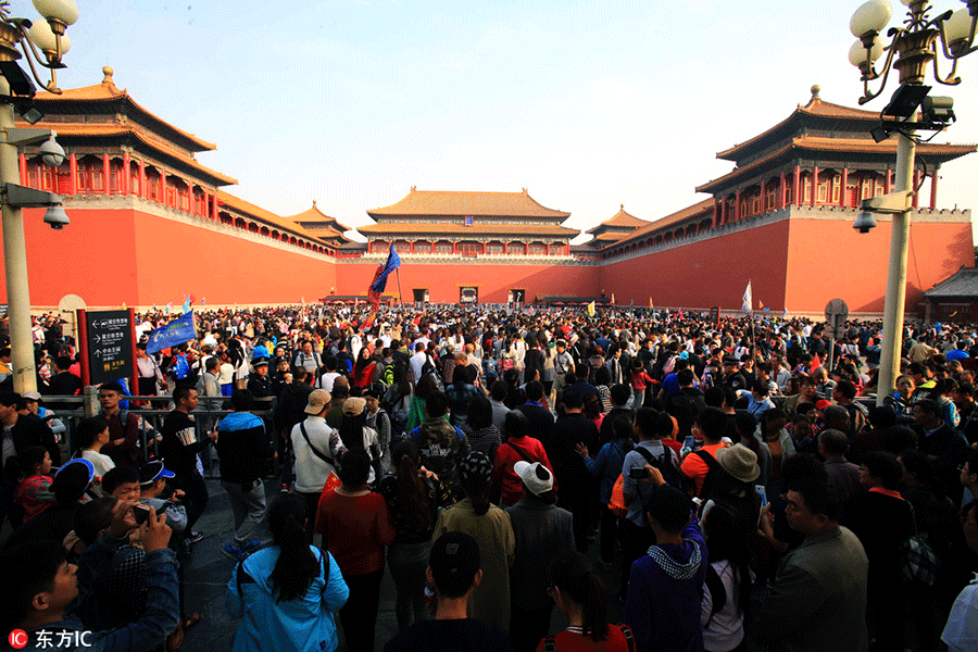 Palace Museum tickets sold out in 2 hours on the second day of holiday