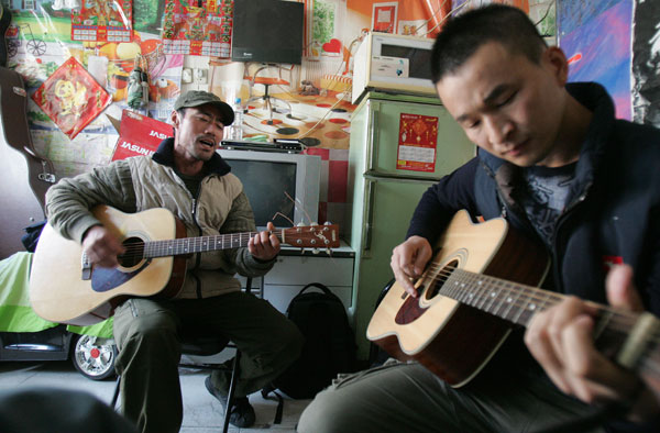 Busking in luck's glory