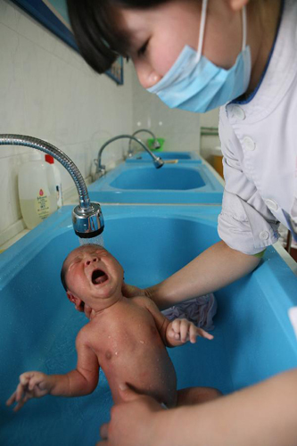 Babies delivered at beginning of Chinese new year