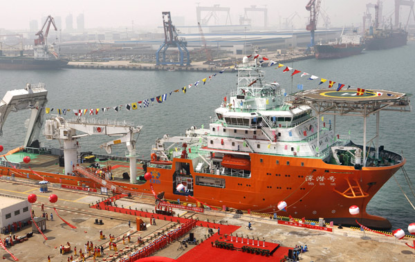 Ship advances deep-sea salvage rescue work