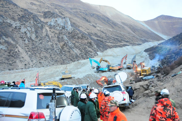 No survivors, bodies found after Tibet landslide