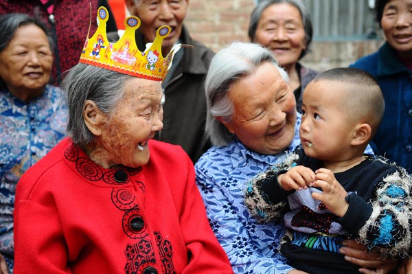 Oldest centenarian in town celebrates 113th