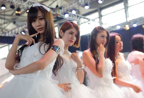 Models at 2013 Chinajoy Expo