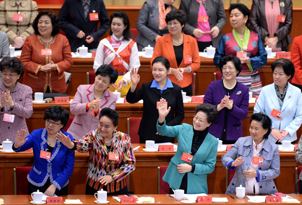 Women's congress aims to close income gap, lift status