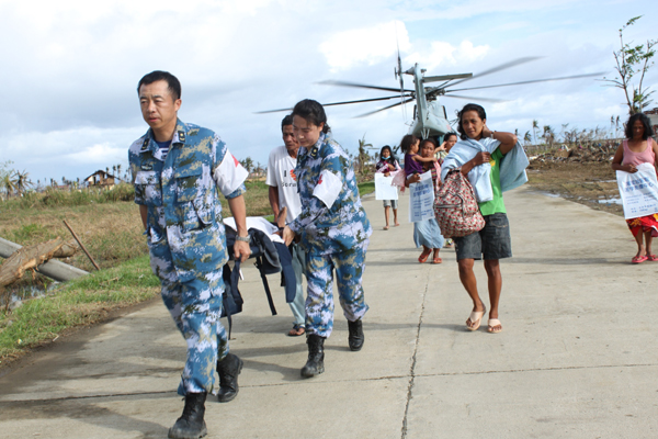 Peace Ark leaves Leyte after disaster relief