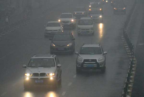 China issues alert for heavy fog