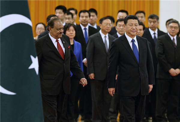 Xi Jinping meets Pakistani President