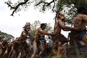 'Goddess of the Sea' shows up at Sea Sacrifice Festival