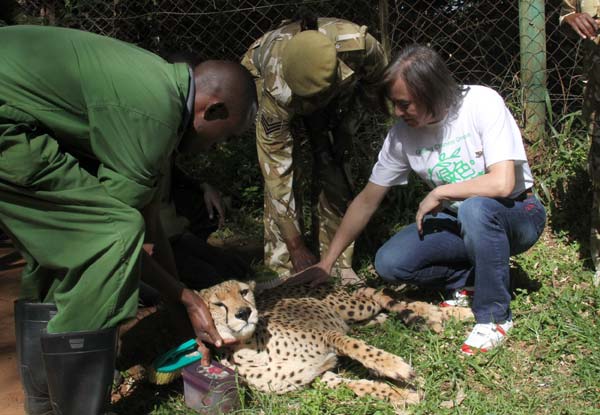 Li's visit inspires Chinese wildlife protector