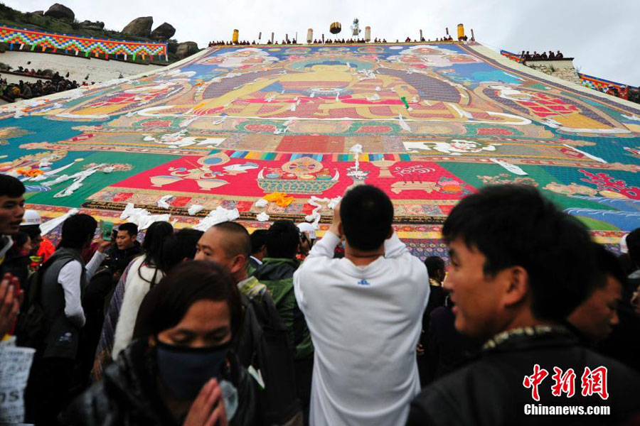 Shoton Festival celebrated in Tibet