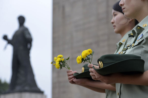 China marks first Martyrs' Day