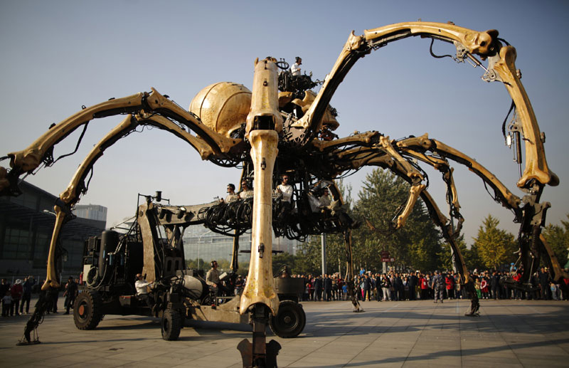 Riding a French dragon in Beijing