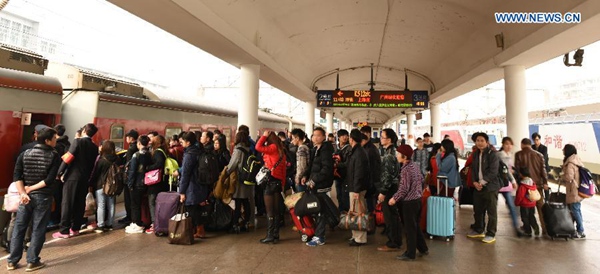 Spring Festival travel rush begins on Wednesday