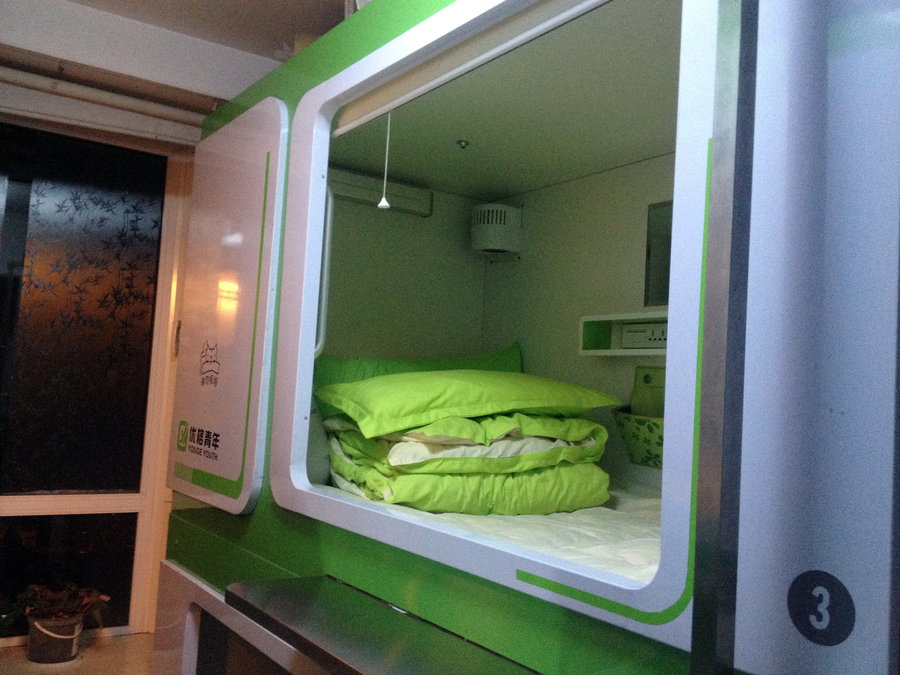 Claustrophobics beware: Beijing's capsule apartment