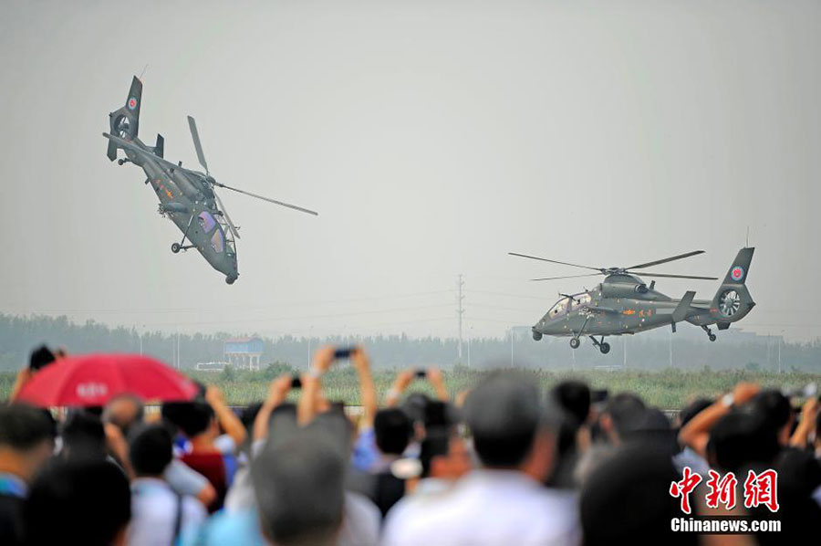 Intl Helicopter Exposition kicks off in Tianjin