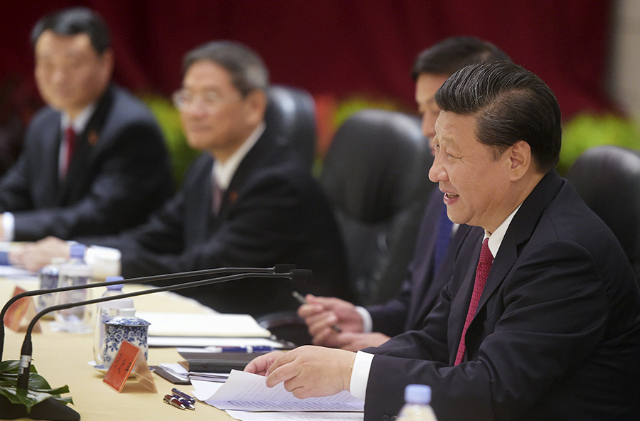 Xi, Ma hold historic talks in Singapore