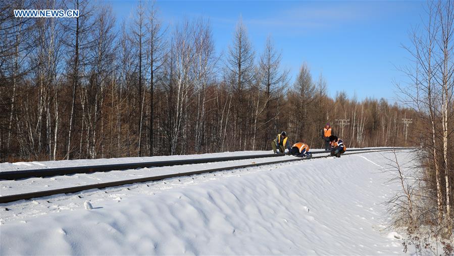 Railway workers on duty to ensure safety during festival rush