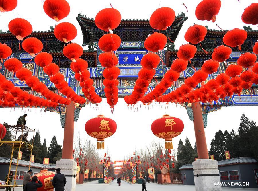 Preparation for upcoming Chinese Spring Festival