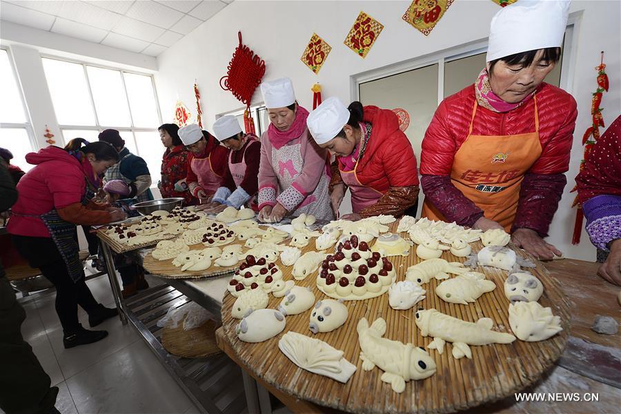 Preparation for upcoming Chinese Spring Festival