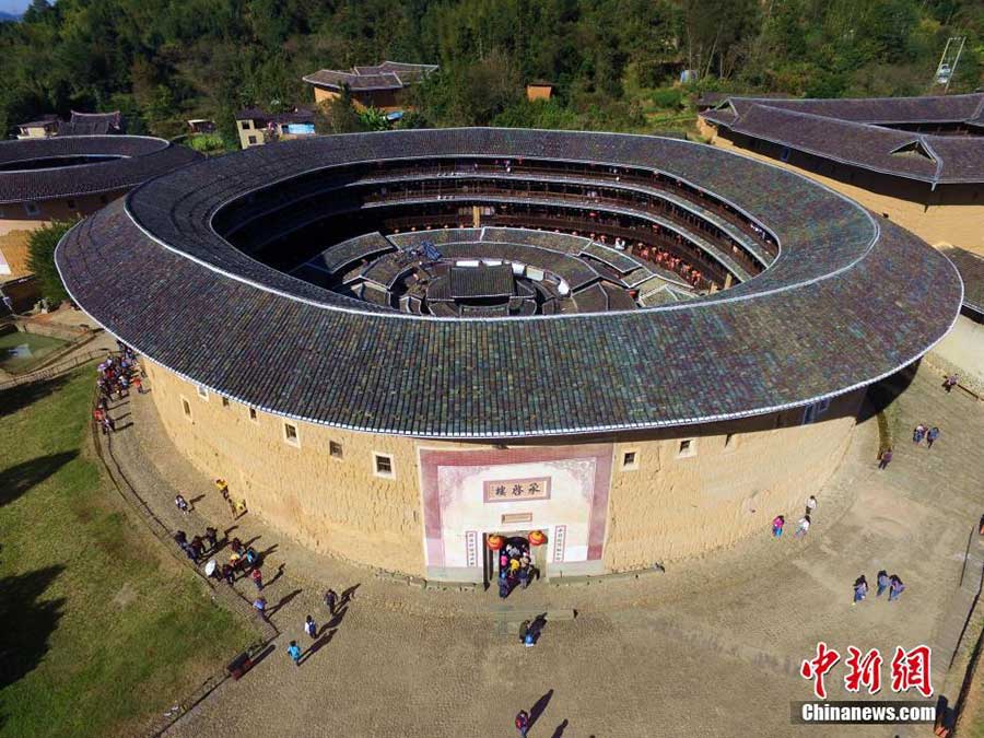 Magnificent view of Fujian Tulou in SE China