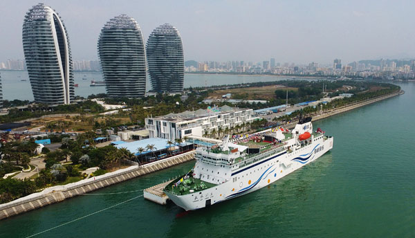 Cruise ship starts maiden Xisha trip