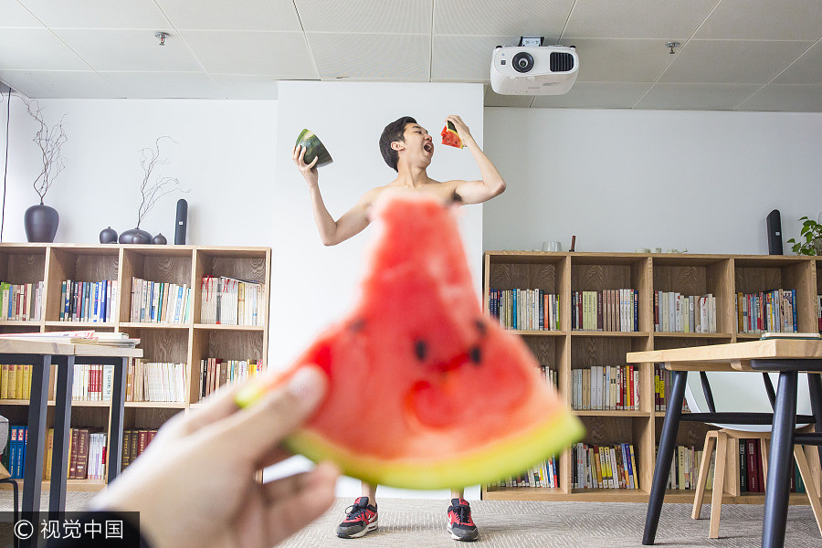 Summer fun: Is it watermelon or dress?